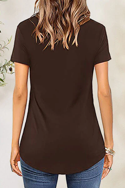 Crisscross Short Sleeve T-Shirt - Image 5