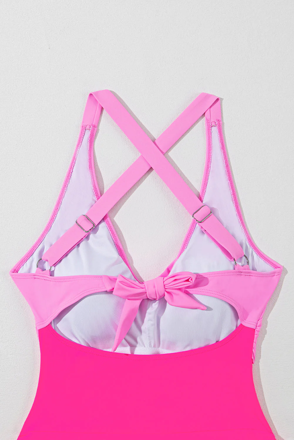 Crisscross V-Neck One-Piece Swimwear - Image 5