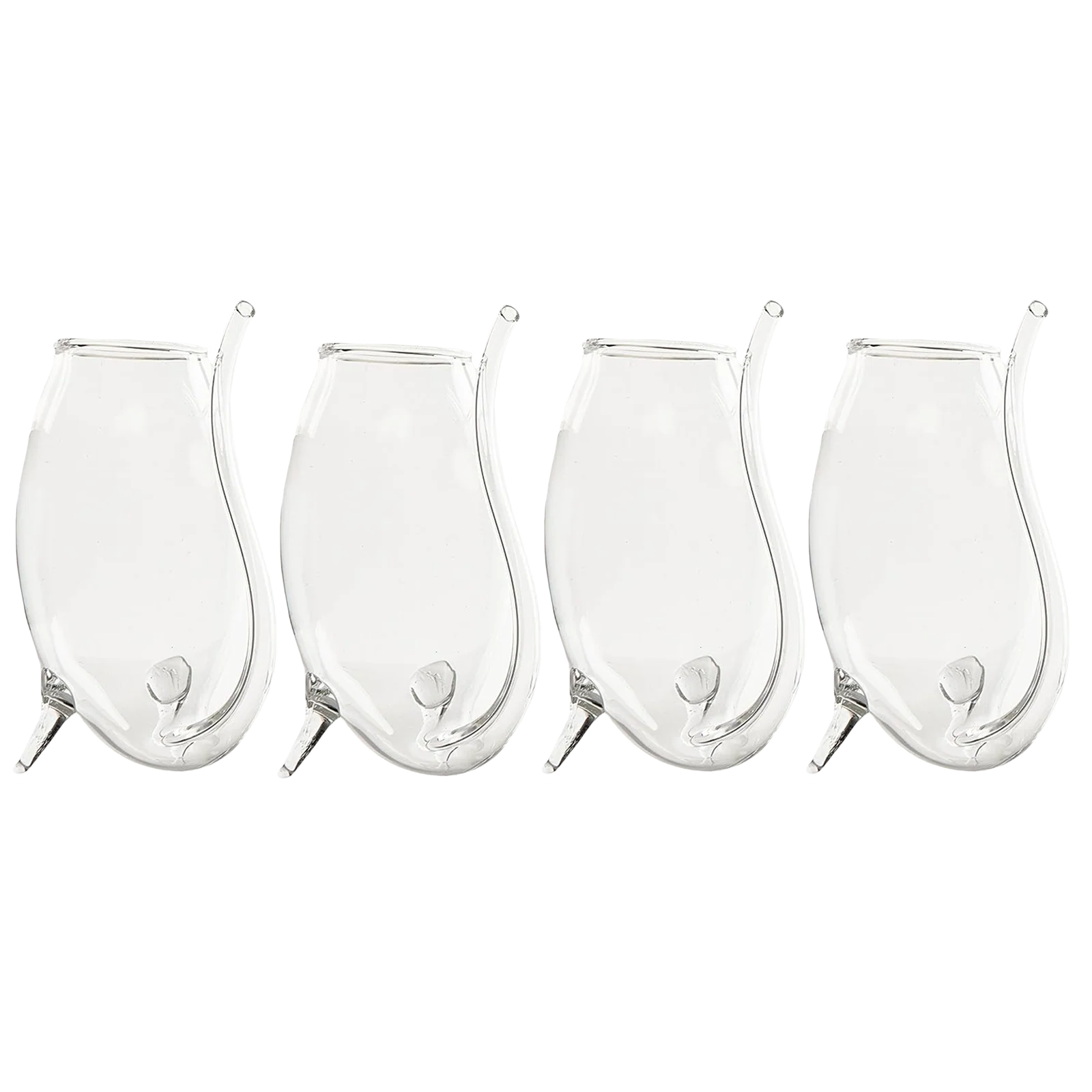 Crystal Port and Dessert Wine Sippers, Dry Sherry, Cordial, Aperitif & Nosing Copitas Tasting Glass - Dinner Drink Glassware Glasses | Set of 4 - 3 oz Sipper | - The Wine Savant by The Wine Savant - Image 2