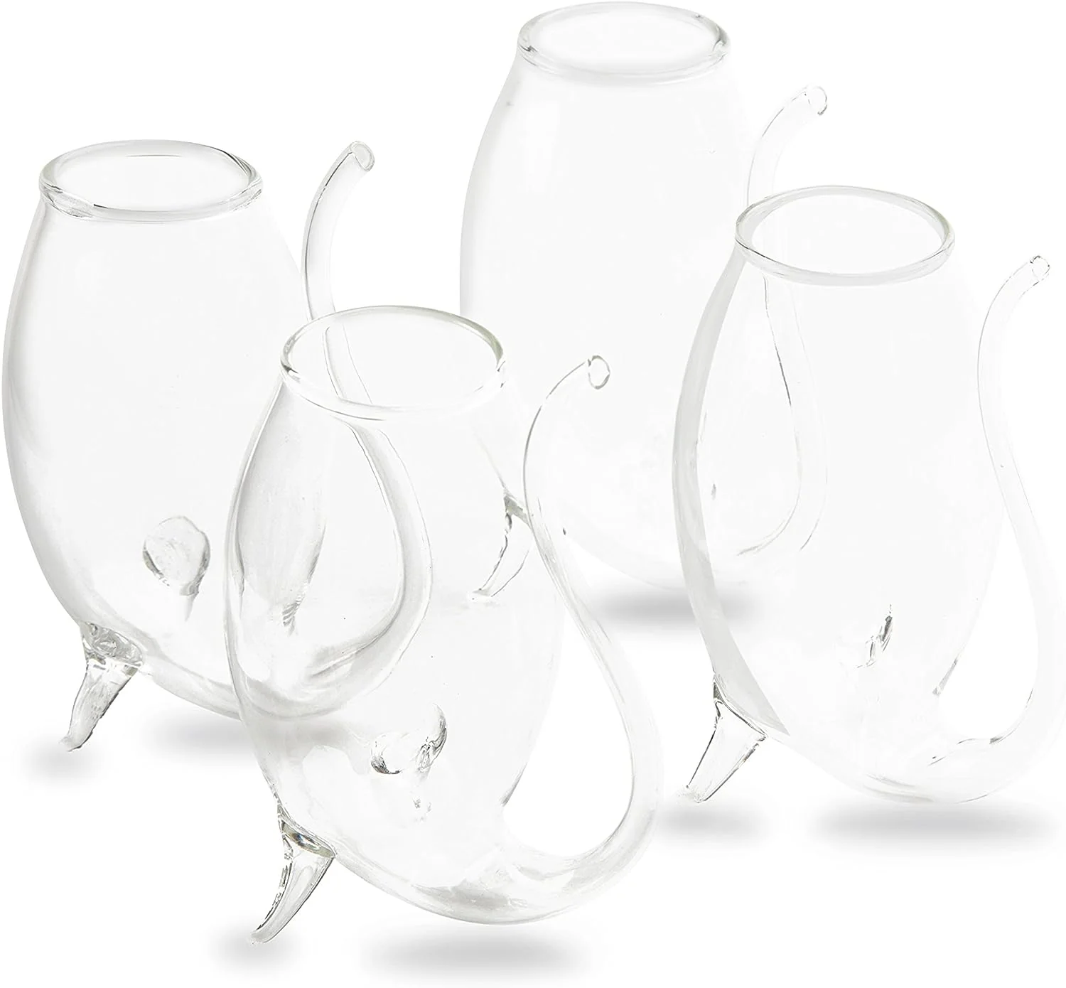 Crystal Port and Dessert Wine Sippers, Dry Sherry, Cordial, Aperitif & Nosing Copitas Tasting Glass - Dinner Drink Glassware Glasses | Set of 4 - 3 oz Sipper | - The Wine Savant by The Wine Savant - Image 3