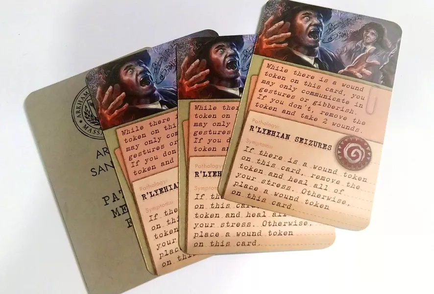 Cthulhu: Death May Die - Kickstarter Exclusive Arkham Sanitarium Patient Medical Files A-F - Image 2