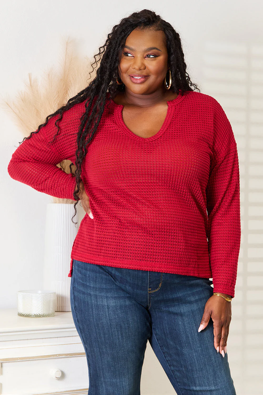 Culture Code Full Size Wide Notch Relax Top - Image 3