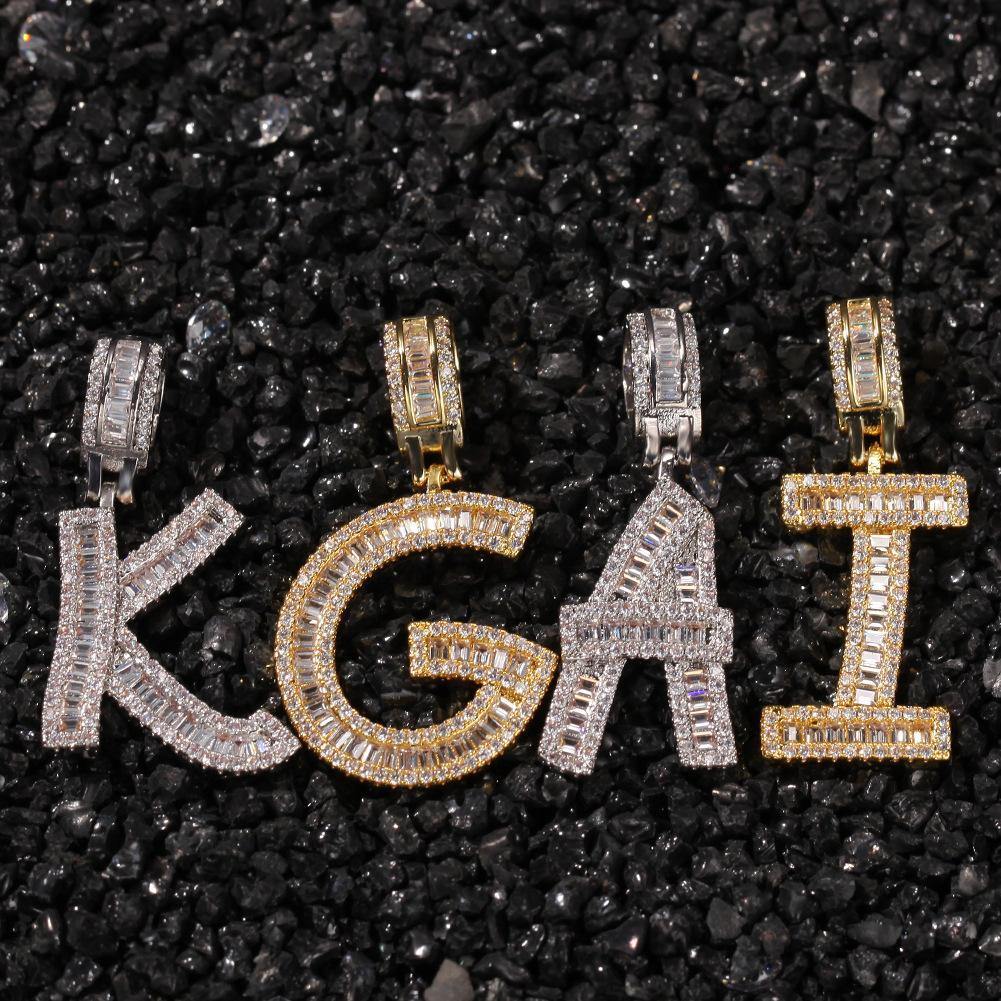Custom Baguette Letter Pendant (1 letter available) by Bling Proud | Urban Jewelry Online Store - Image 6