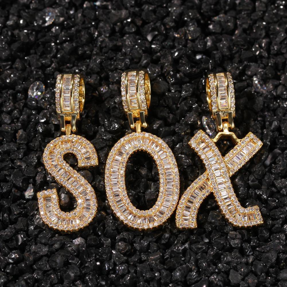 Custom Baguette Letter Pendant (1 letter available) by Bling Proud | Urban Jewelry Online Store - Image 7