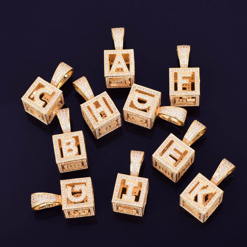 Custom Cubic Iced Baby Bock Letters Pendant Necklace by Bling Proud | Urban Jewelry Online Store - Image 7