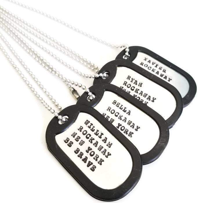 Custom Military Themed Dog Tag for Tweens by Salt and Sparkle - Image 3