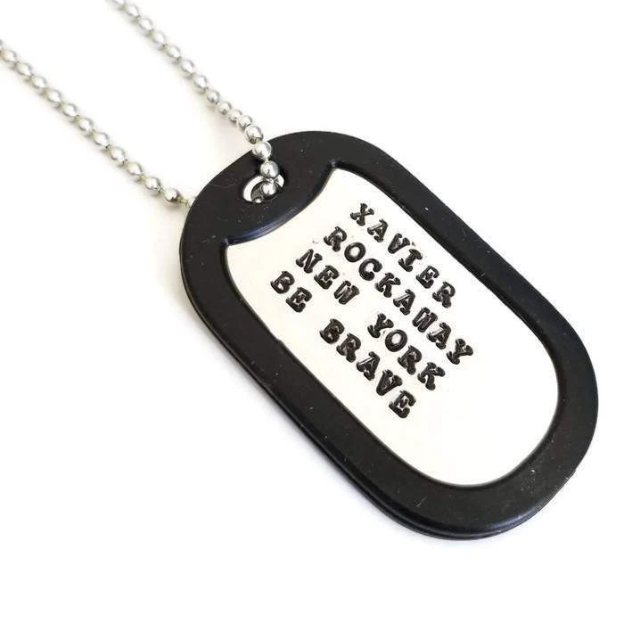 Custom Military Themed Dog Tag for Tweens by Salt and Sparkle - Image 4