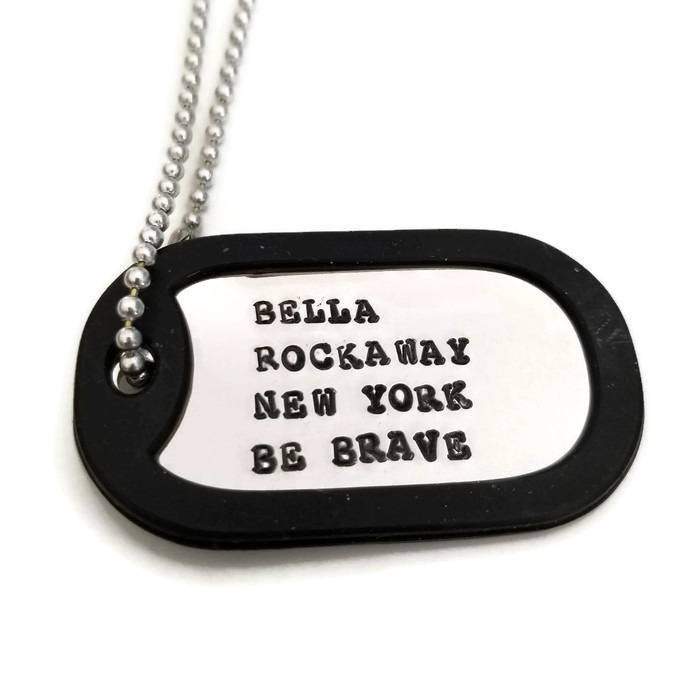Custom Military Themed Dog Tag for Tweens by Salt and Sparkle - Image 5