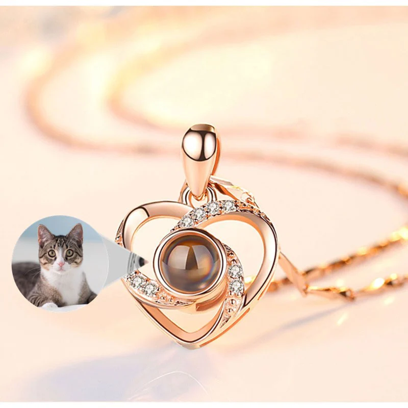 Custom Pet Photo Heart Necklace by PetWithMe - Image 3