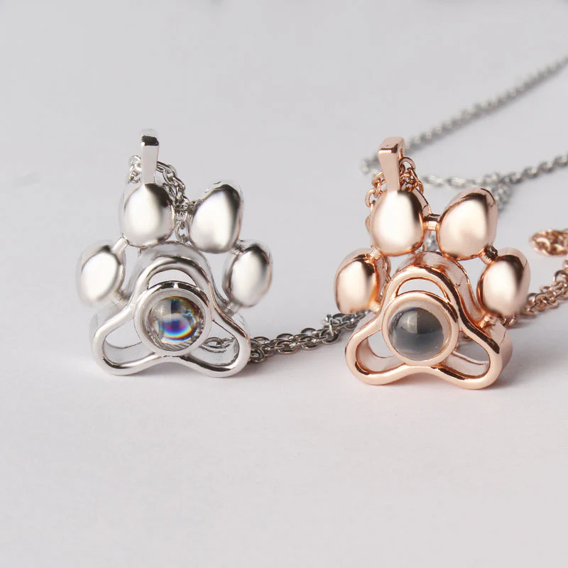 Custom Pet Photo Paw Necklace by PetWithMe - Image 2