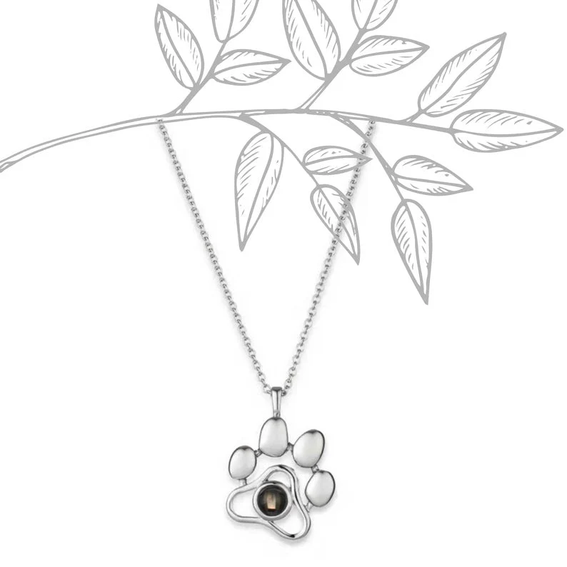 Custom Pet Photo Paw Necklace by PetWithMe - Image 3