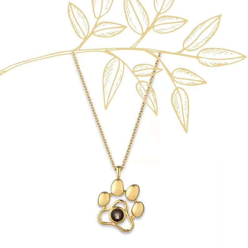 Custom Pet Photo Paw Necklace by PetWithMe - Image 4