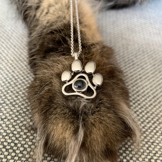 Custom Pet Photo Paw Necklace by PetWithMe - Image 6