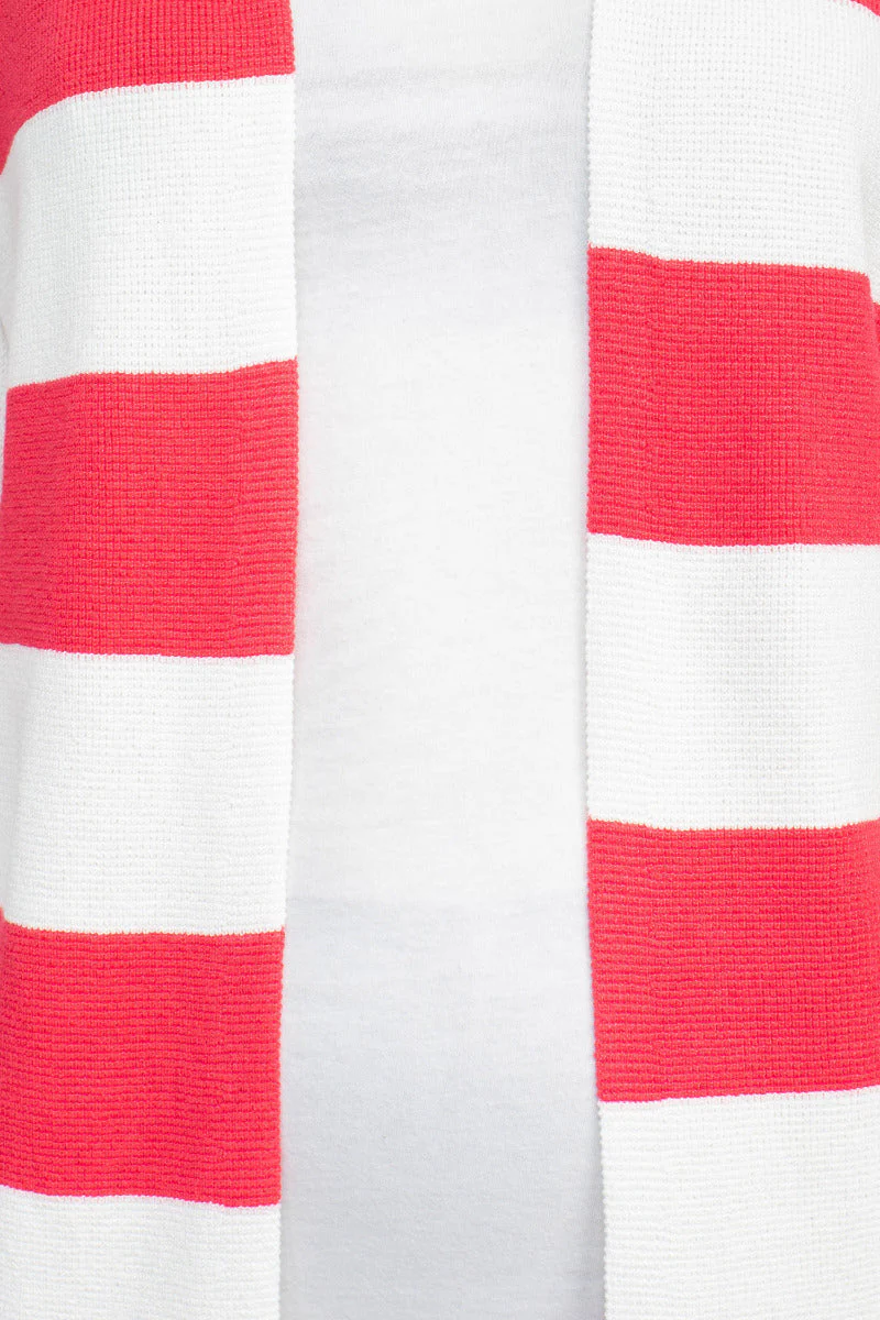 Cyrus Knits Open Front Long Sleeve Stripe Pattern Knit Cardigan by Curated Brands - Image 14