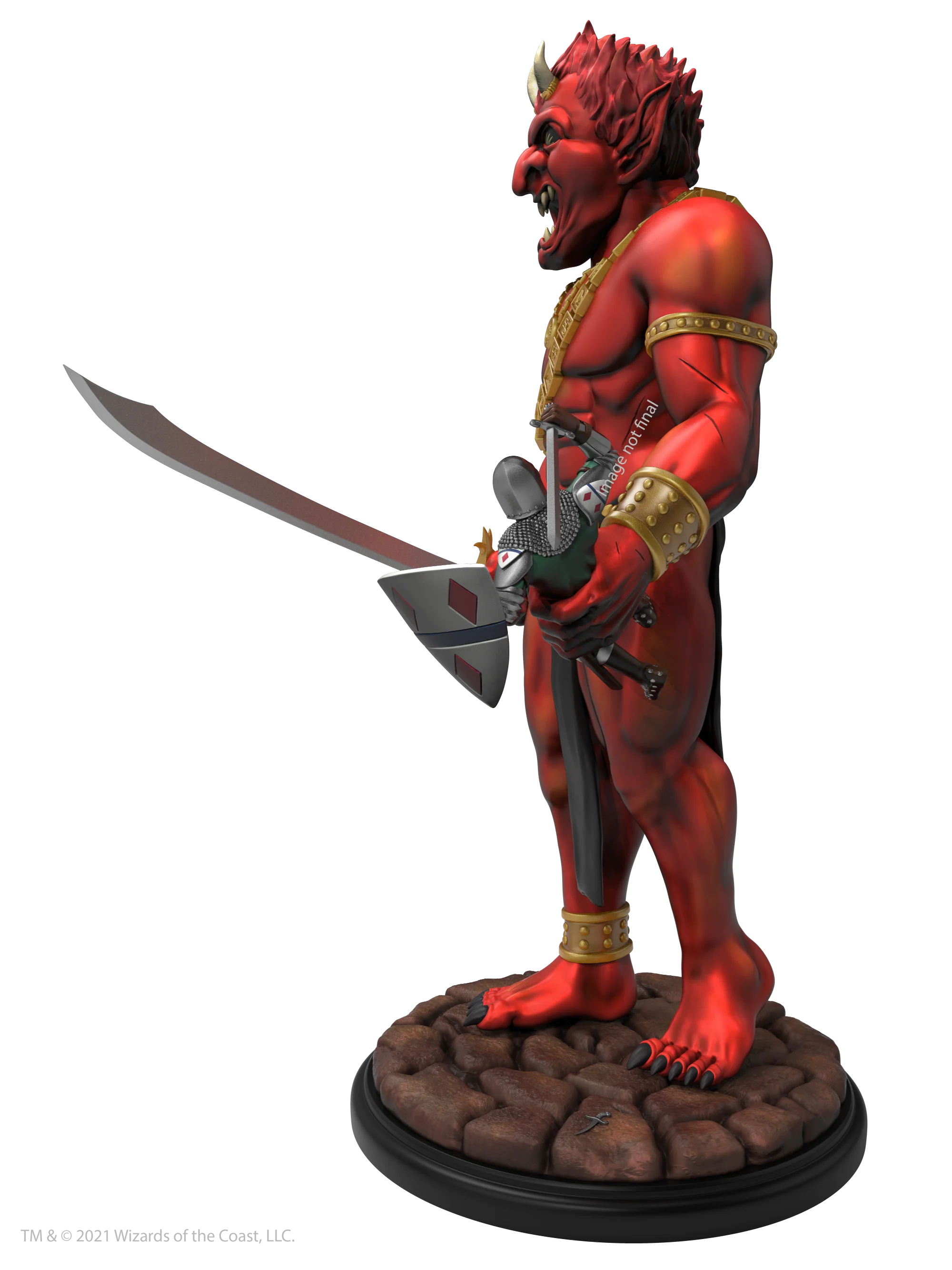 D&D: Efreeti Premium Statue - Image 2