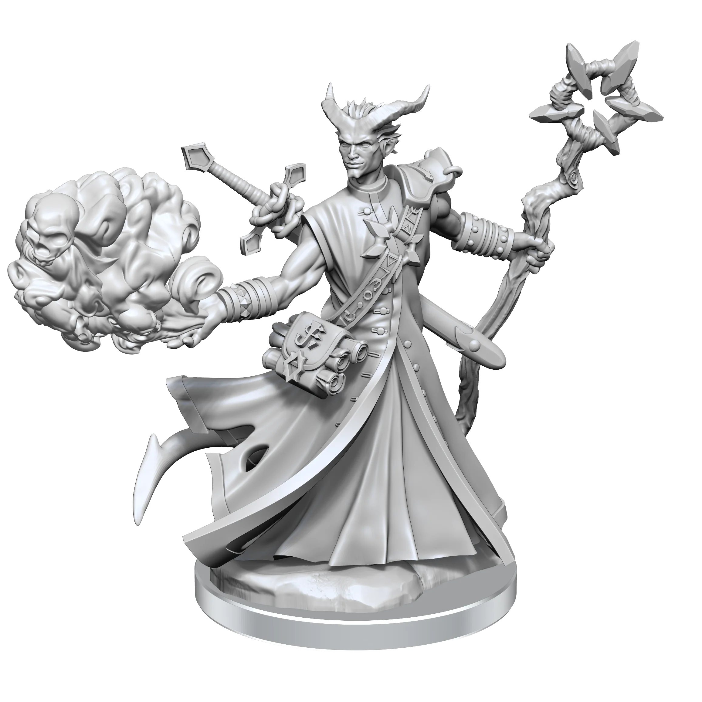 D&D: Frameworks - Tiefling Warlock Male - Image 3