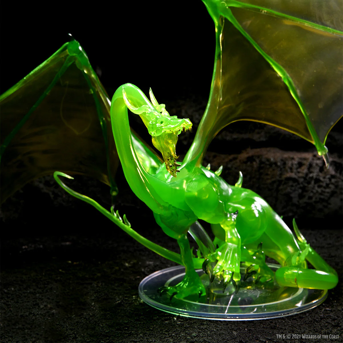 D&D: Icons of the Realms - Adult Emerald Dragon Premium Figure - Image 11