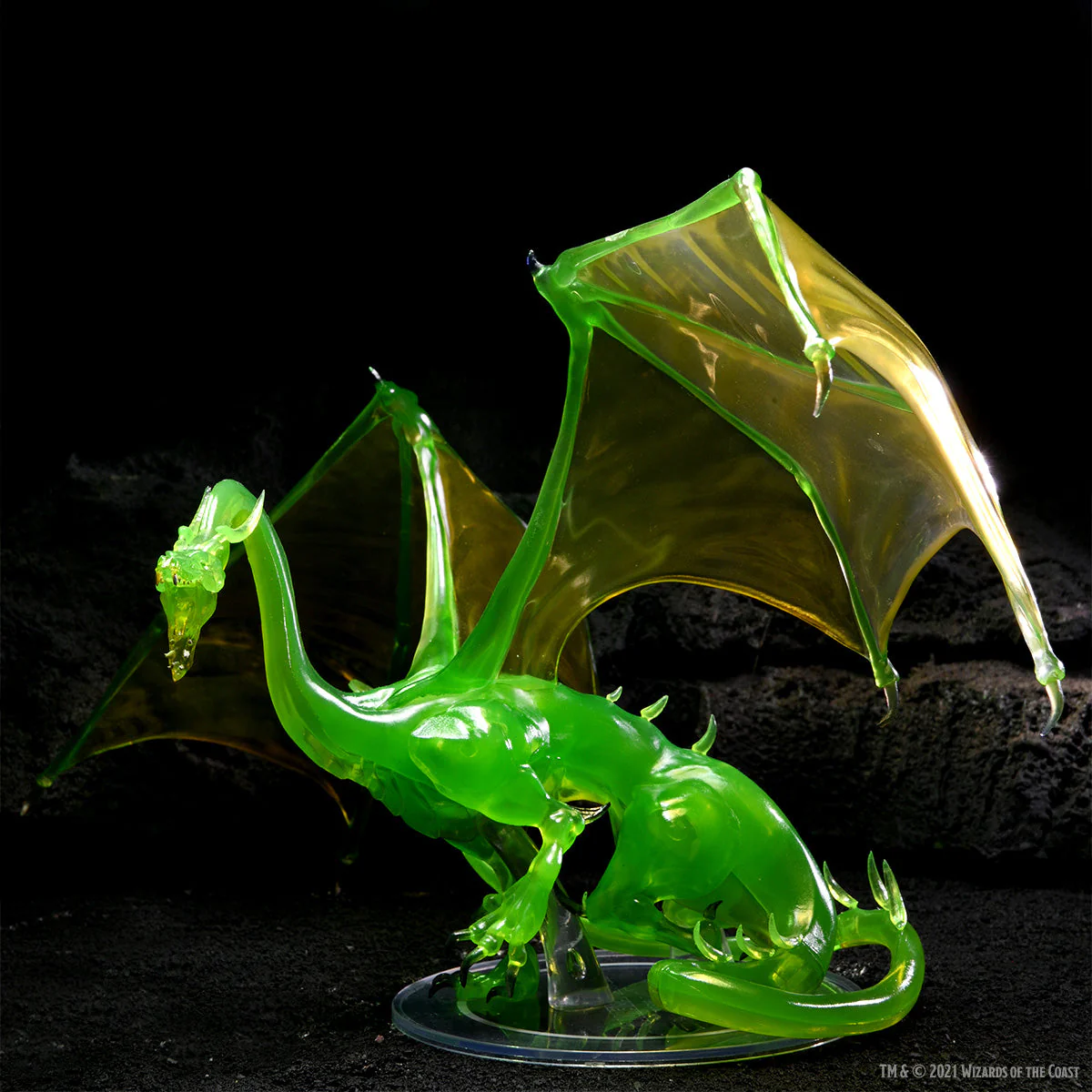 D&D: Icons of the Realms - Adult Emerald Dragon Premium Figure - Image 12