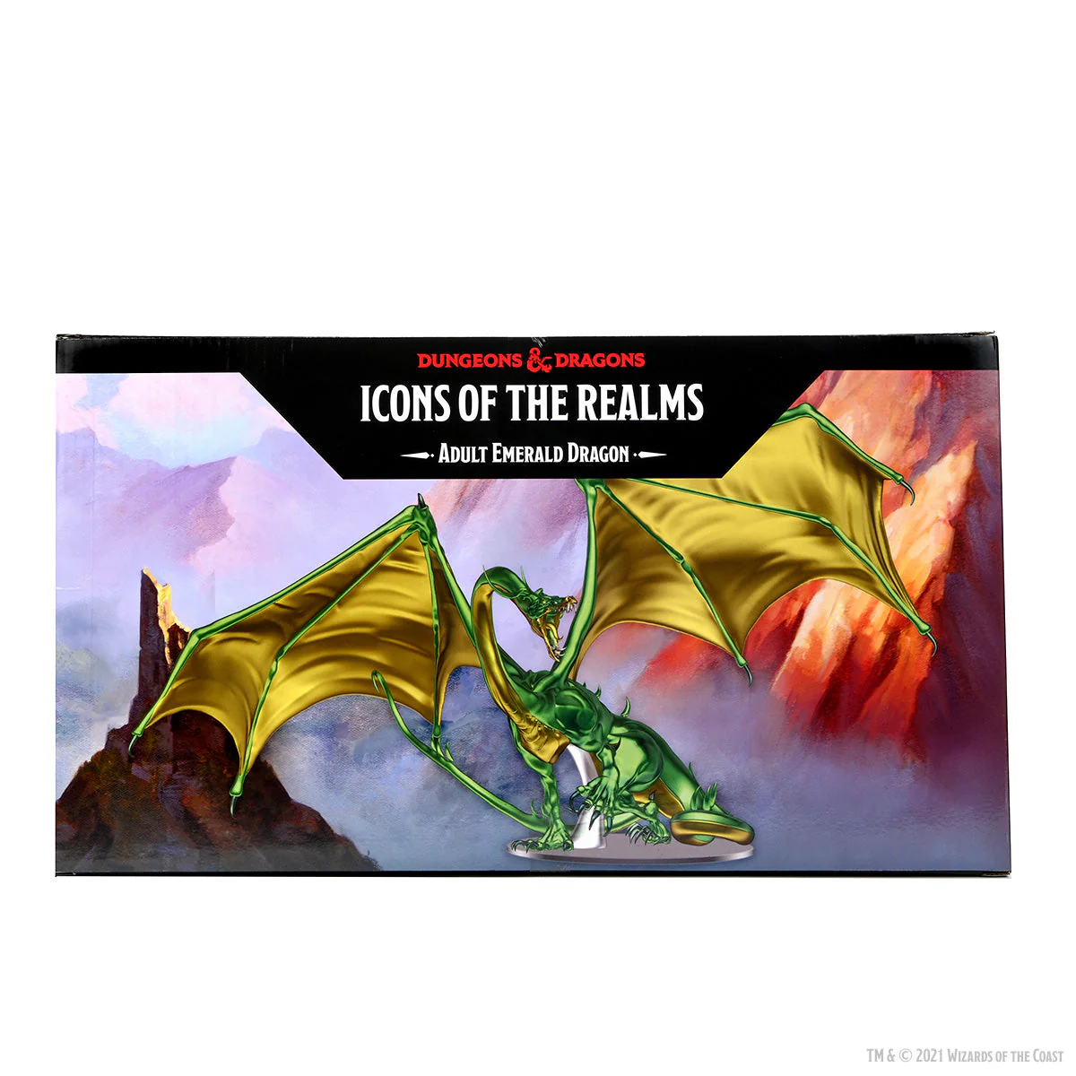 D&D: Icons of the Realms - Adult Emerald Dragon Premium Figure - Image 3