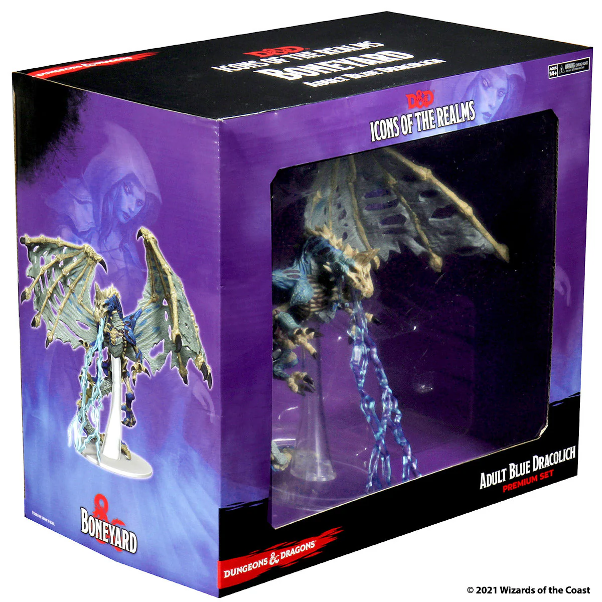 D&D: Icons of the Realms - Boneyard Premium Set - Blue Dracolich - Image 2