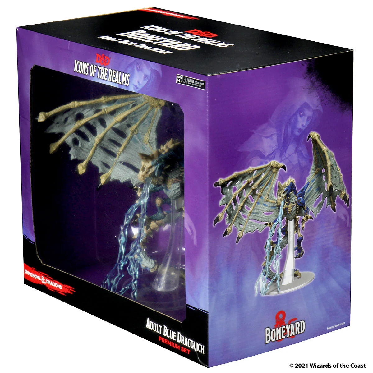 D&D: Icons of the Realms - Boneyard Premium Set - Blue Dracolich - Image 3