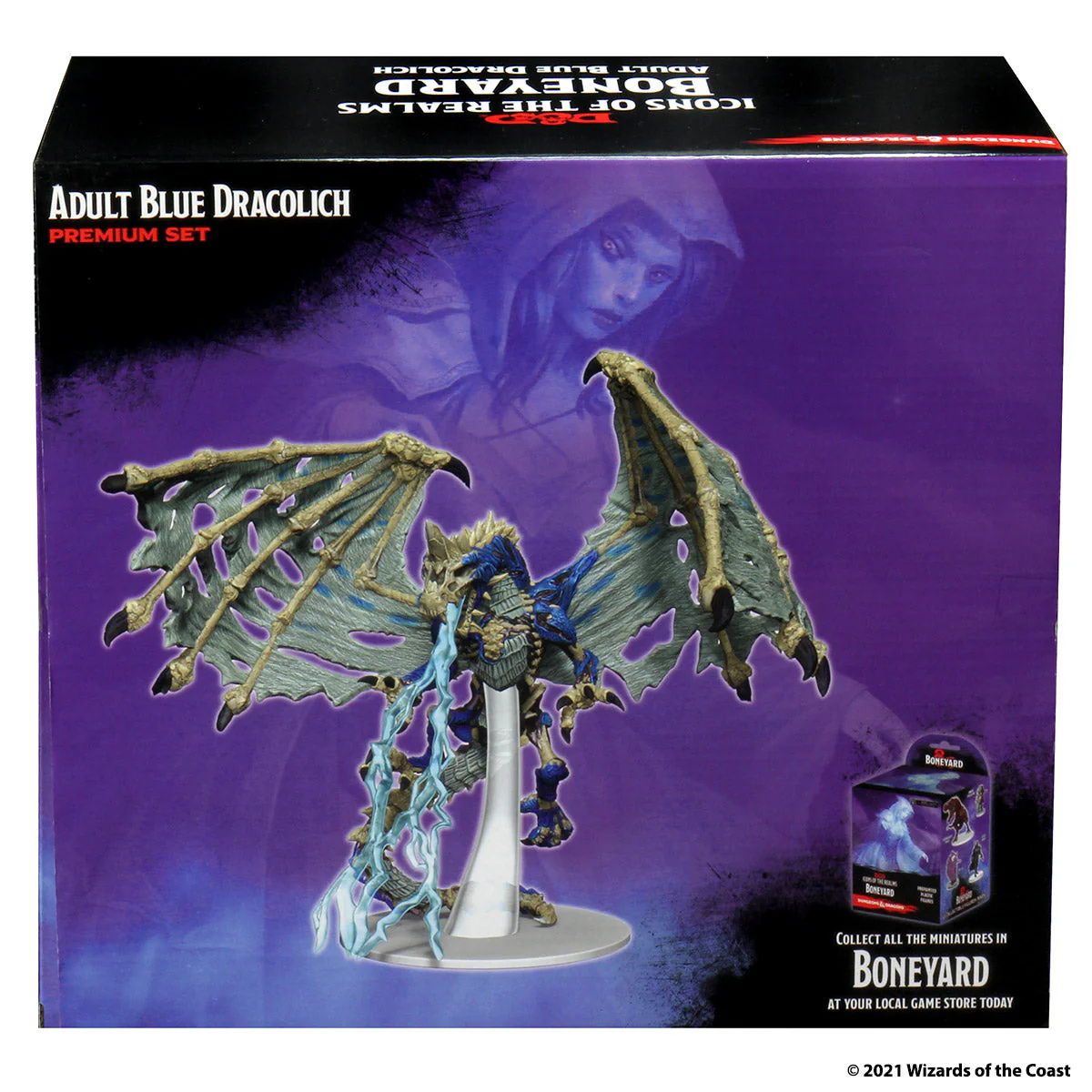 D&D: Icons of the Realms - Boneyard Premium Set - Blue Dracolich - Image 4