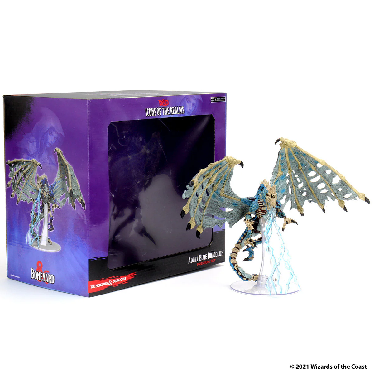 D&D: Icons of the Realms - Boneyard Premium Set - Blue Dracolich - Image 5