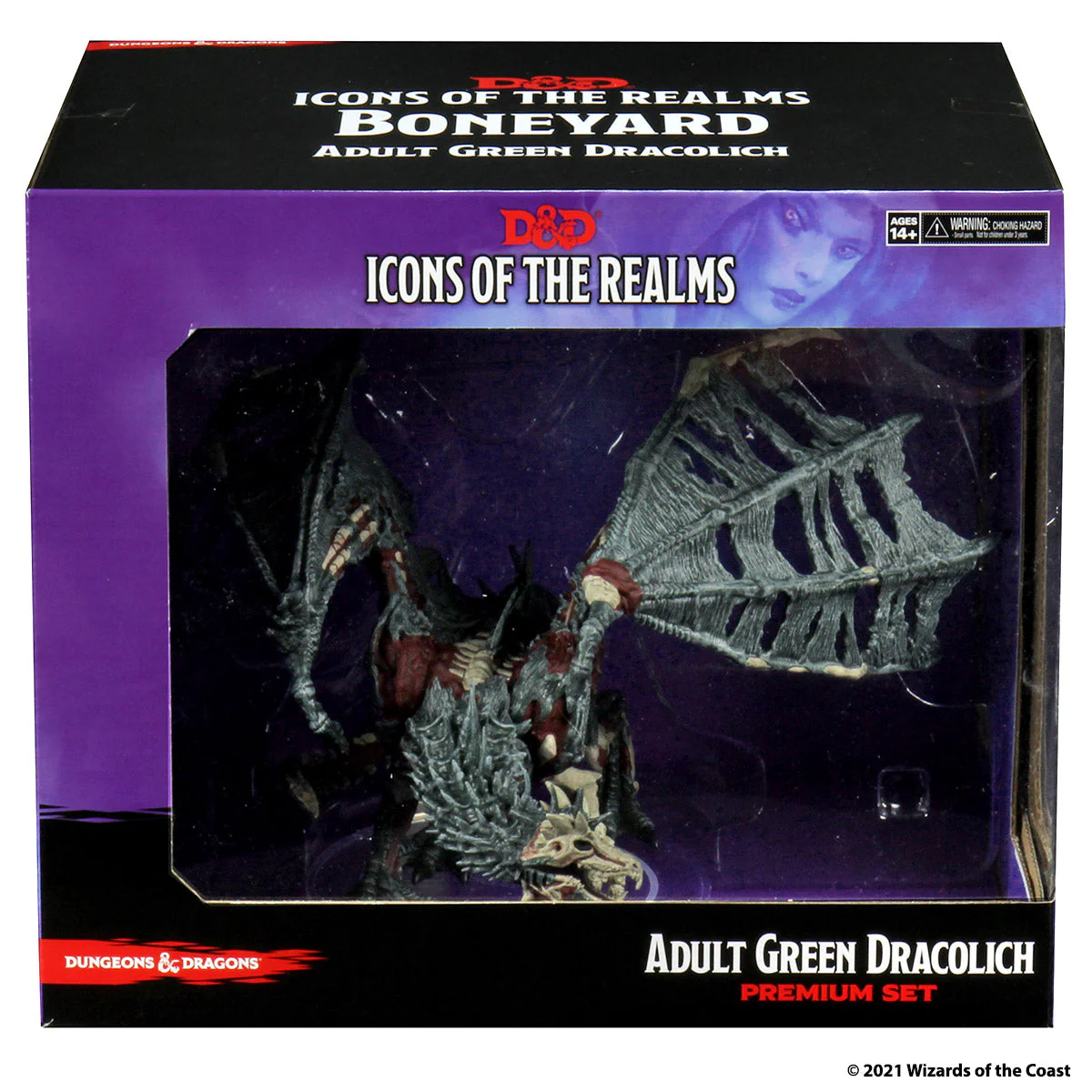 D&D: Icons of the Realms - Boneyard Premium Set - Green Dracolich - Image 2