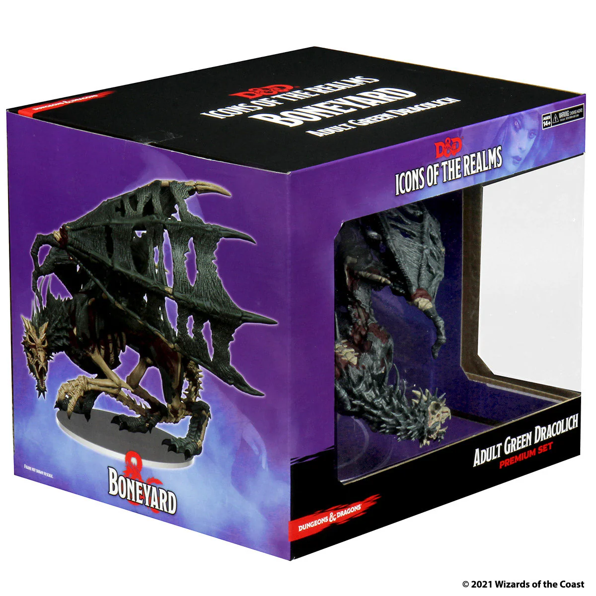 D&D: Icons of the Realms - Boneyard Premium Set - Green Dracolich - Image 3
