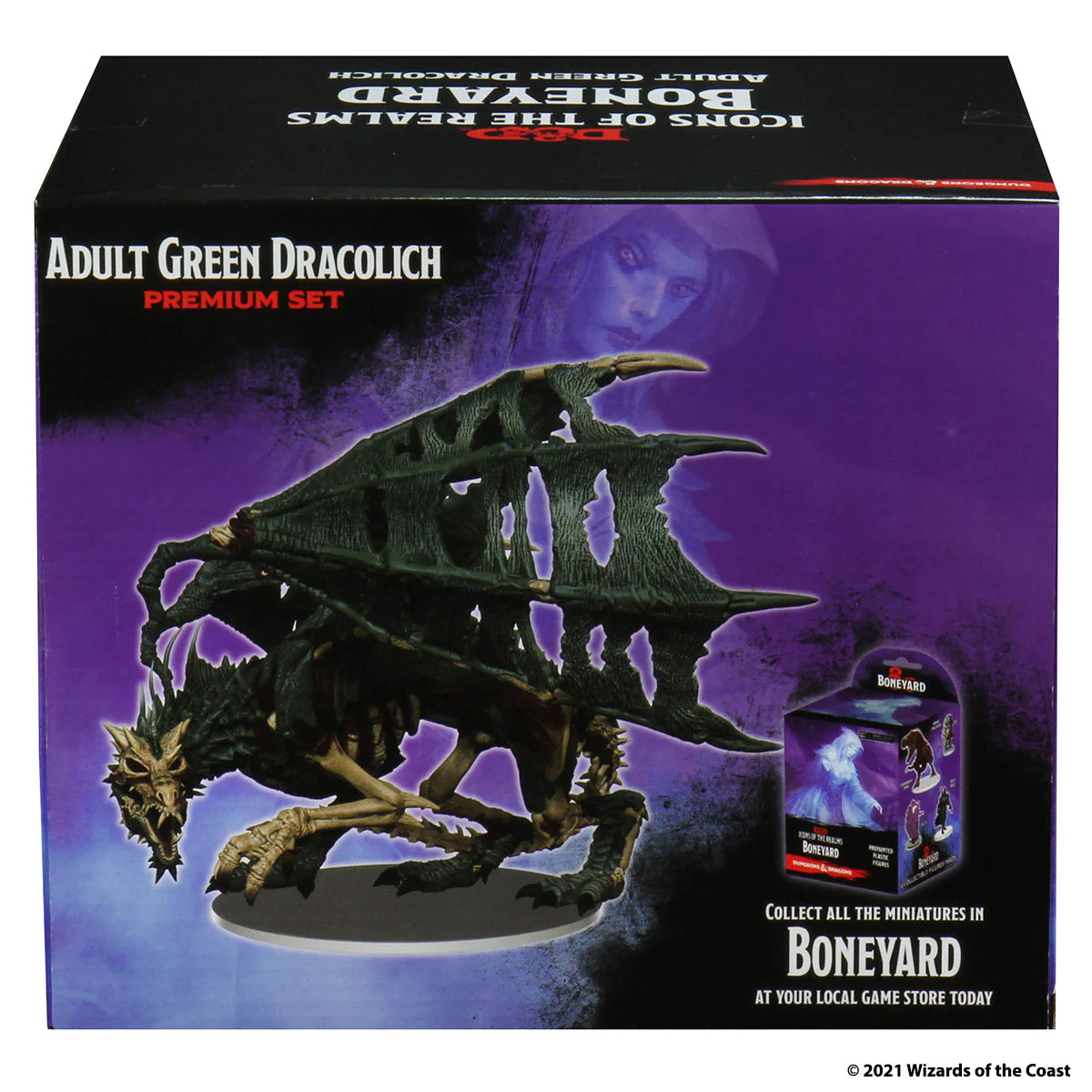 D&D: Icons of the Realms - Boneyard Premium Set - Green Dracolich - Image 5