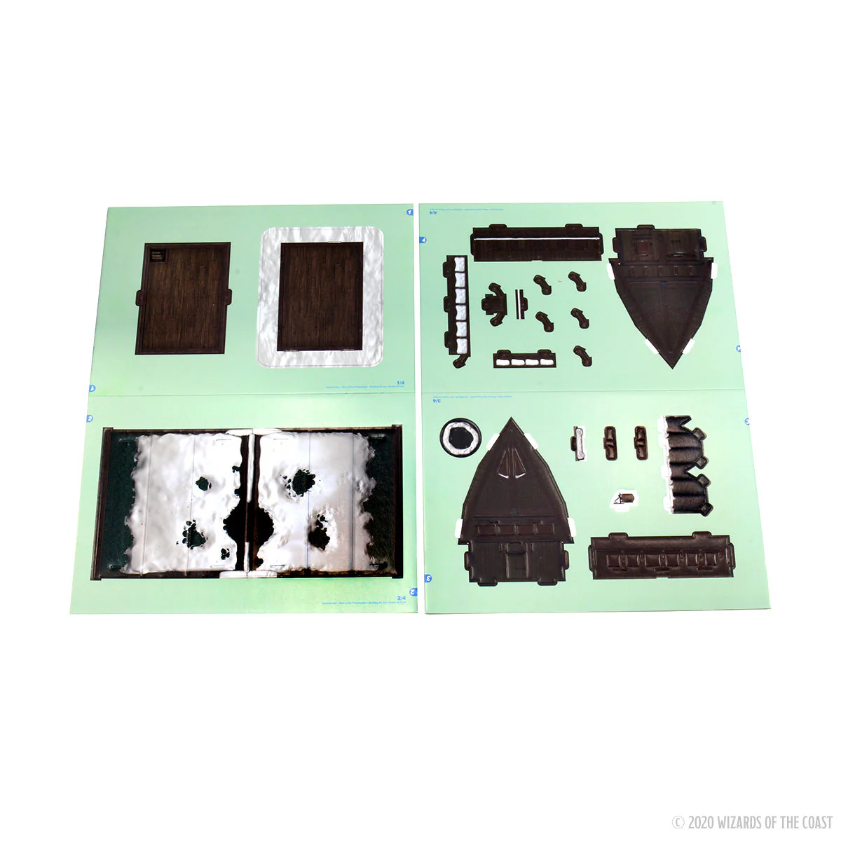 D&D: Icons of the Realms - Icewind Dale: Rime of the Frostmaiden - Ten Towns Papercraft Set - Image 3