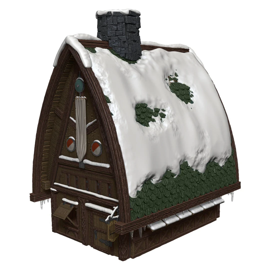 D&D: Icons of the Realms - Icewind Dale: Rime of the Frostmaiden - Ten Towns Papercraft Set - Image 9