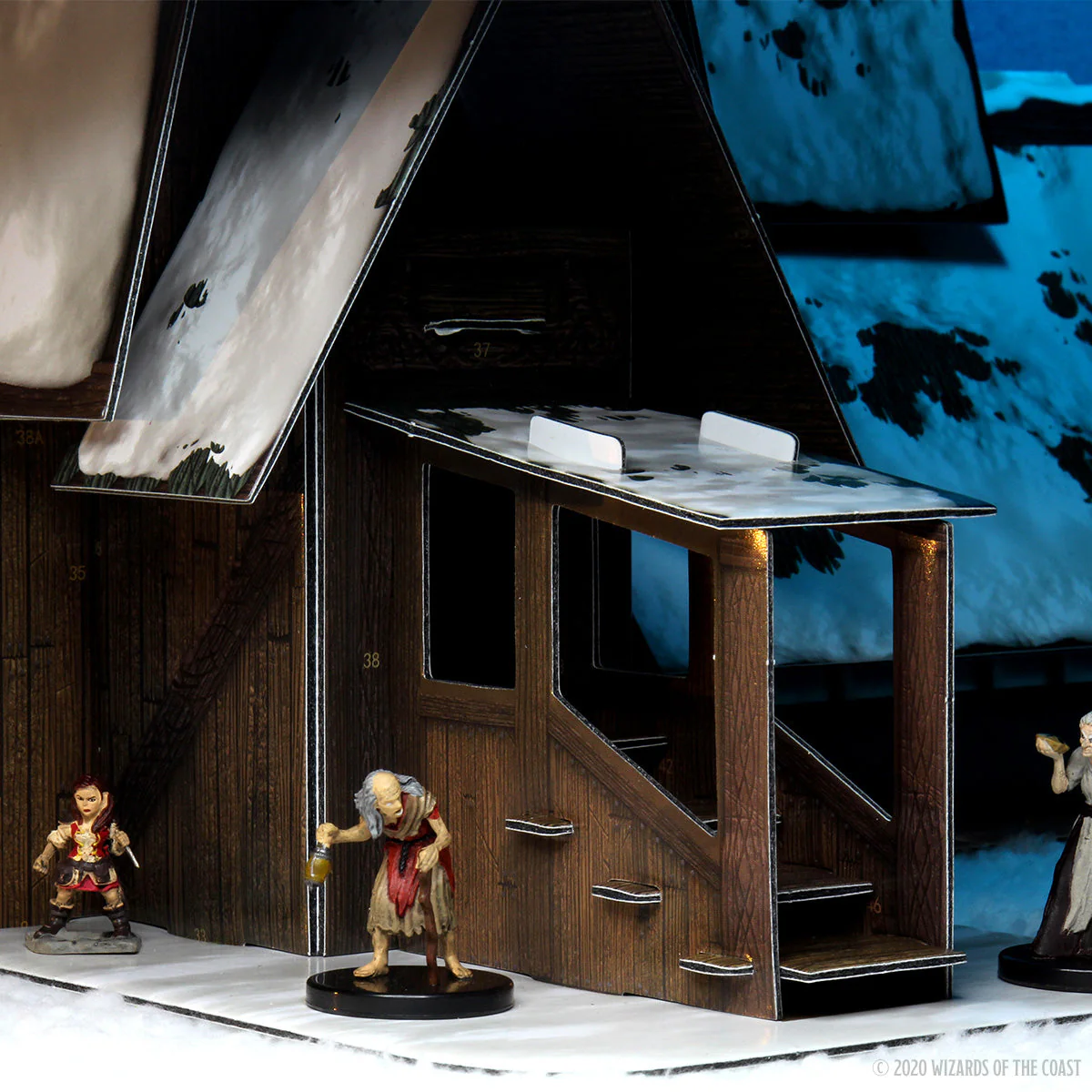 D&D: Icons of the Realms - Icewind Dale: Rime of the Frostmaiden - The Lodge Papercraft Set - Image 11
