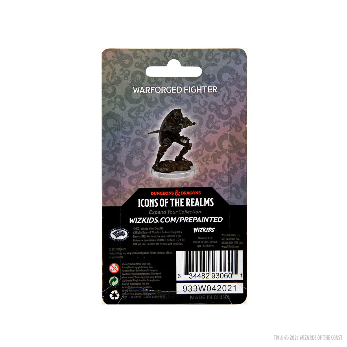 D&D: Icons of the Realms - Male Warforged Fighter Premium Figure - Image 2
