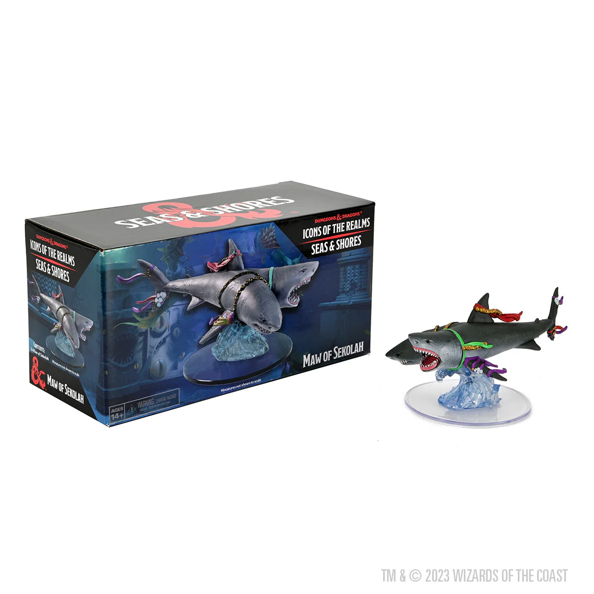 D&D: Icons of the Realms - Seas & Shores Maw of Sekolah Boxed Figure - Image 2