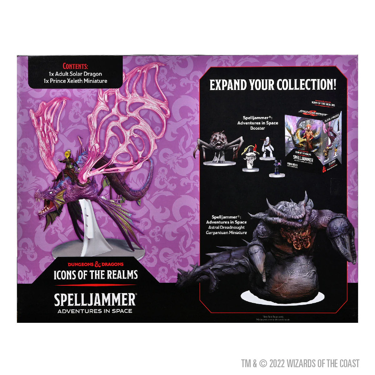 D&D: Icons of the Realms -  Spelljammer Adventures in Space - Adult Solar Dragon & Prince Xeleth - Image 2
