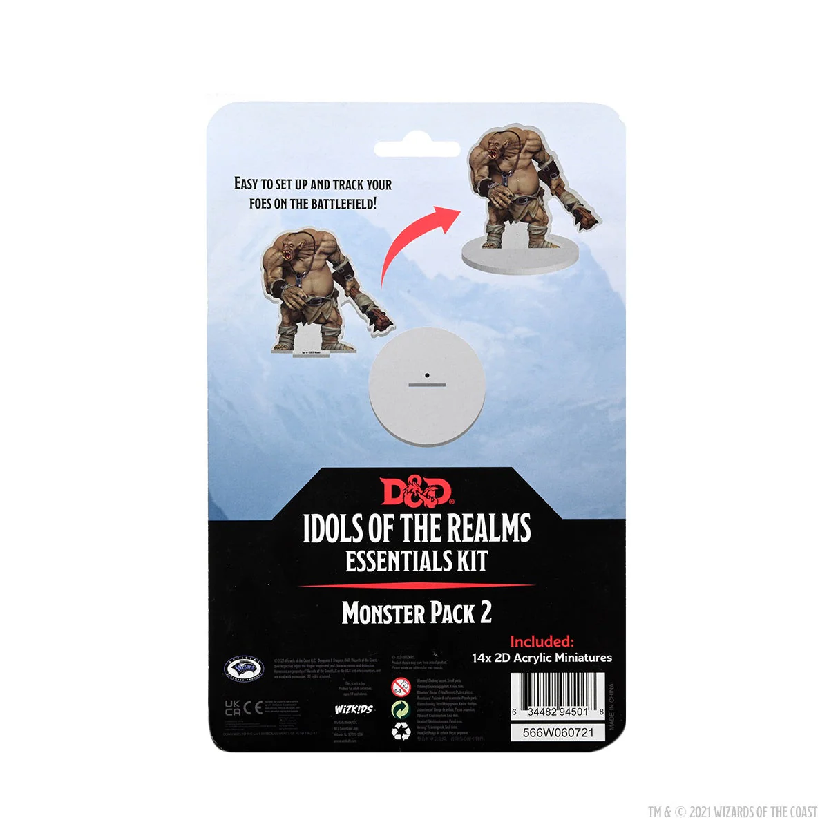 D&D: Idols of the Realms - Essentials 2D Miniatures - Monster Pack 1 - Image 2