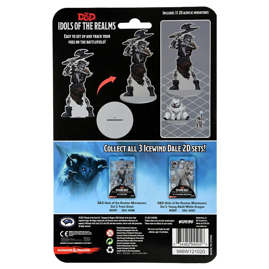 D&D: Idols of the Realms - Icewind Dale: Rime of the Frostmaiden - 2D Frost Giant Skeleton - Image 2