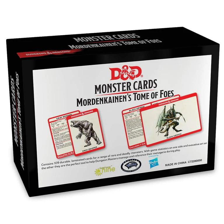 D&D: Monster Cards - Mordenkainen's Tome of Foes - Image 2