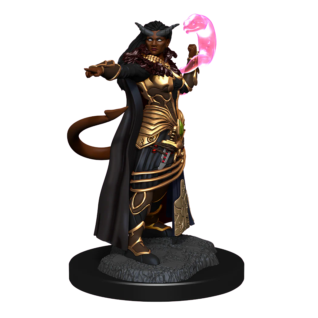 D&D: Nolzur's Marvelous Miniatures - Tiefling Sorcerer Female - Image 4