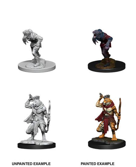 D&D: Nolzur's Marvelous Miniatures - Wererat & Weretiger - Image 4