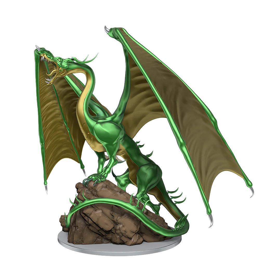 D&D: Nolzur's Marvelous Miniatures - Young Emerald Dragon - Image 2
