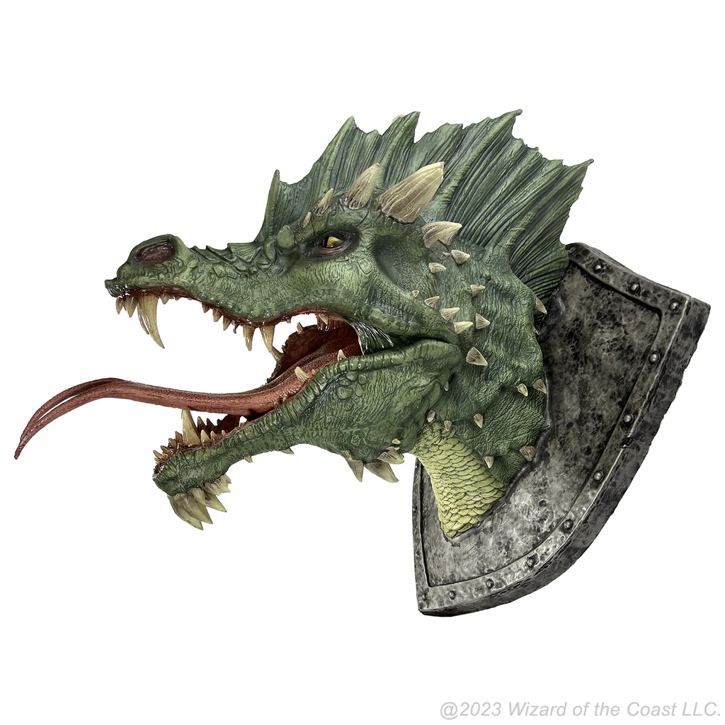 D&D Replicas of the Realms: Green Dragon Trophy Plaque - Image 4