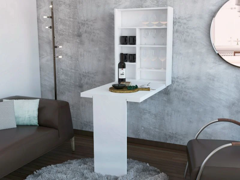 Dalton Foldable Desk, One Shelf With Divisions by FM FURNITURE - Image 4