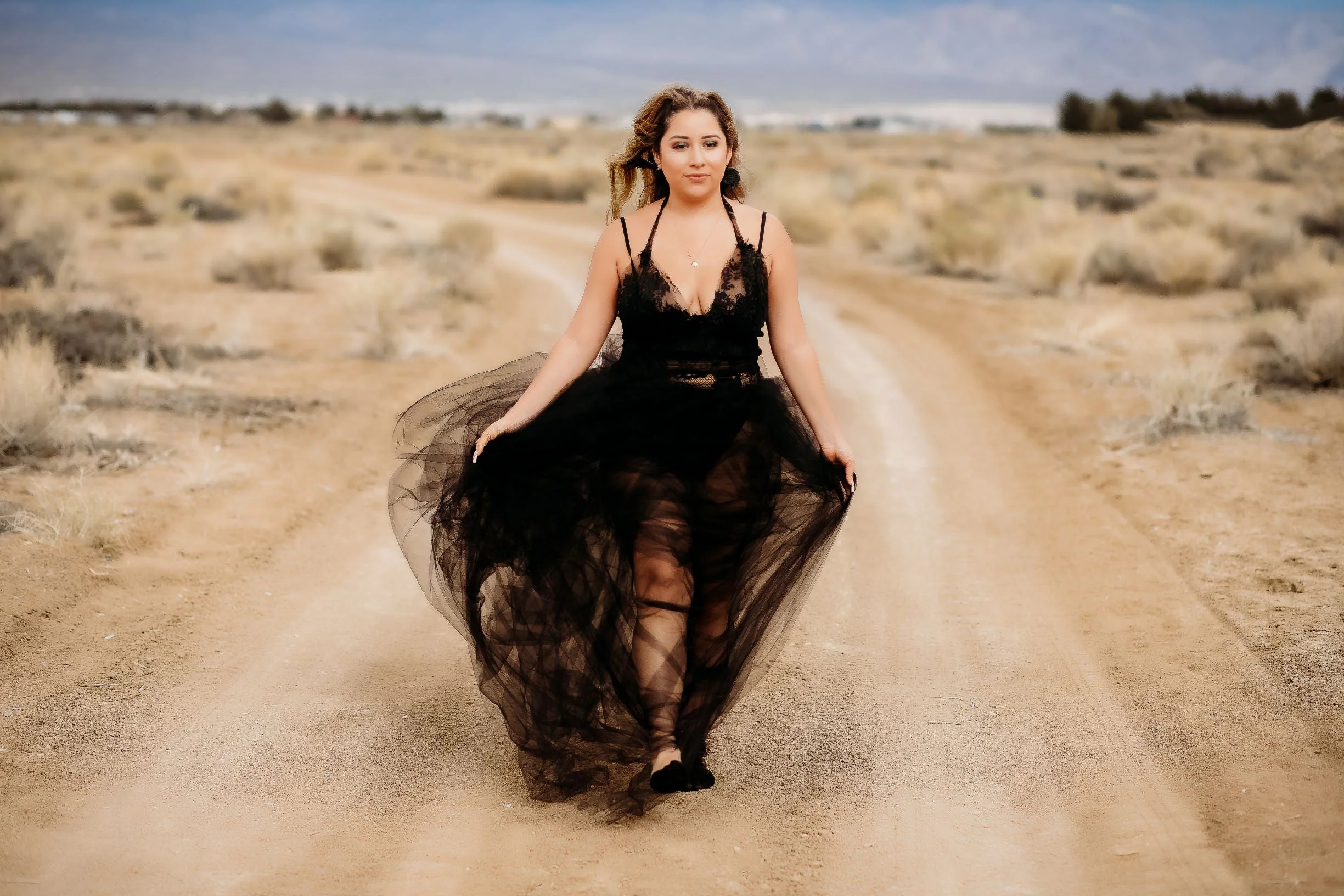DARK DALIAH  Flowing Tulle Dress Dream by AkitaArigatosonFashion - Image 2