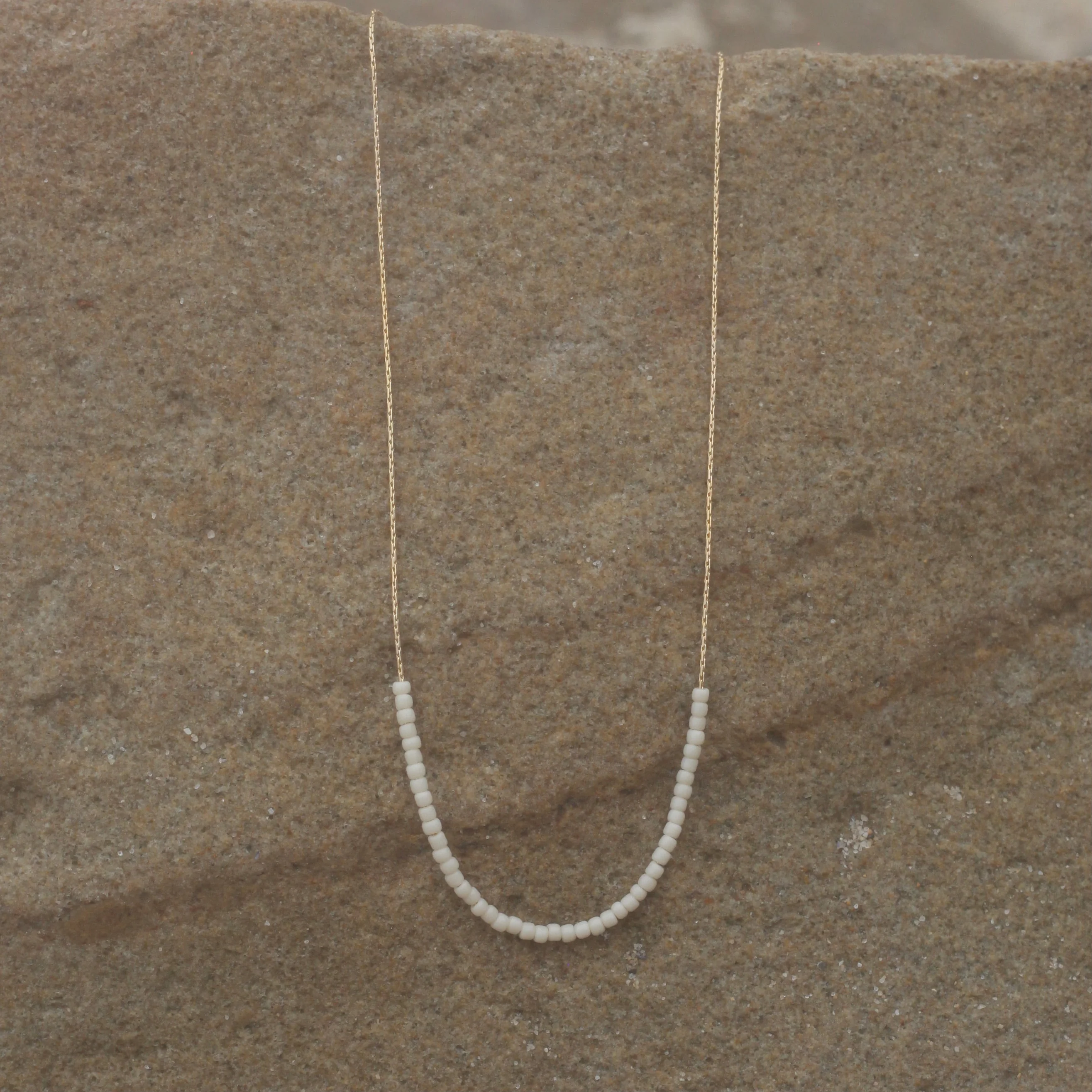 Delicate Beaded Necklace by Urth and Sea - Image 2