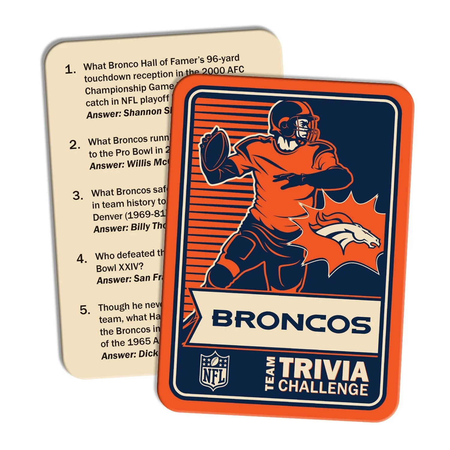 Denver Broncos Trivia Challenge by MasterPieces Puzzle Company INC - Image 2