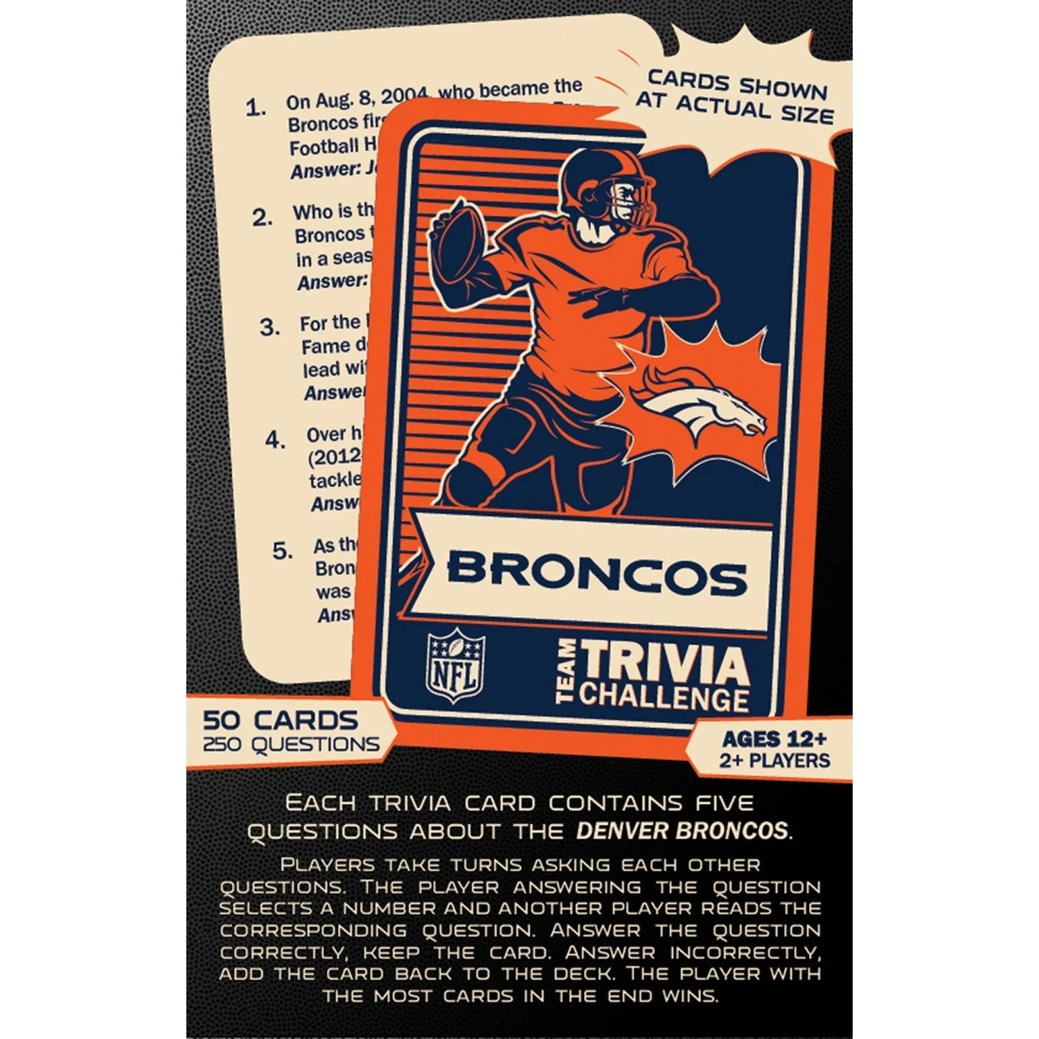 Denver Broncos Trivia Challenge by MasterPieces Puzzle Company INC - Image 3