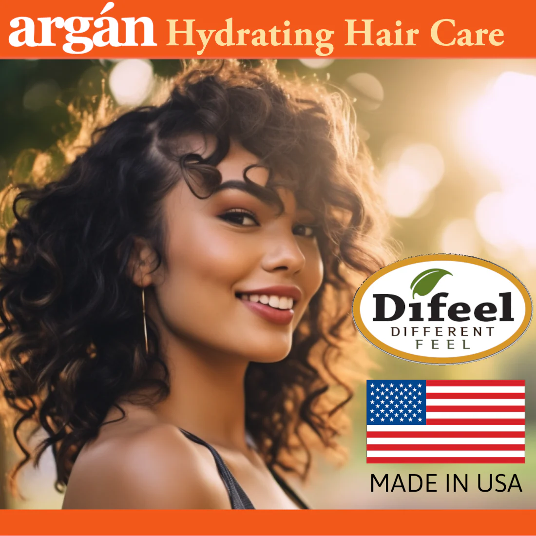 Difeel Argan Hydrating Conditioner 12 oz. by difeel - find your natural beauty - Image 2