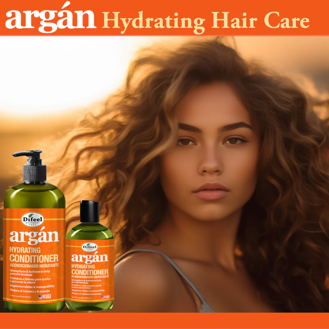 Difeel Argan Hydrating Conditioner 12 oz. by difeel - find your natural beauty - Image 6